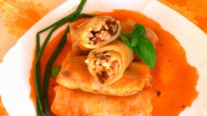 Голубцы с грибами постные, но очень вкусные.