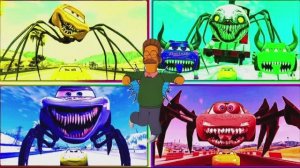 МАКВИН ПАУК МУТАНТ: ЯРКИЙ МОНСТР ТРАК С НОГАМИ — Музыкальная Битва по Плиткам 🏎️🕷️