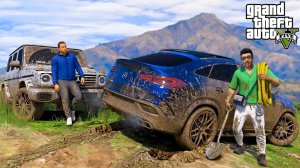 ОТЕЦ И СЫН В GTA 5 - ПРОВЕРКА MERCEDES GLE63 И MERCEDES G550 НА ПРОХОДИМОСТЬ! 🌊ВОТЕР
