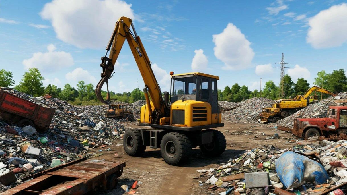 Запись стрима Junkyard Simulator