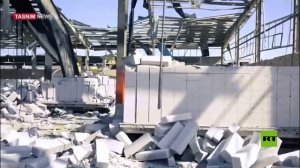 مصنع للخرسانة في مدينة قم يتحول إلى حطام بعد تعرضه لغارة جوية أمريكية إسرائيلية