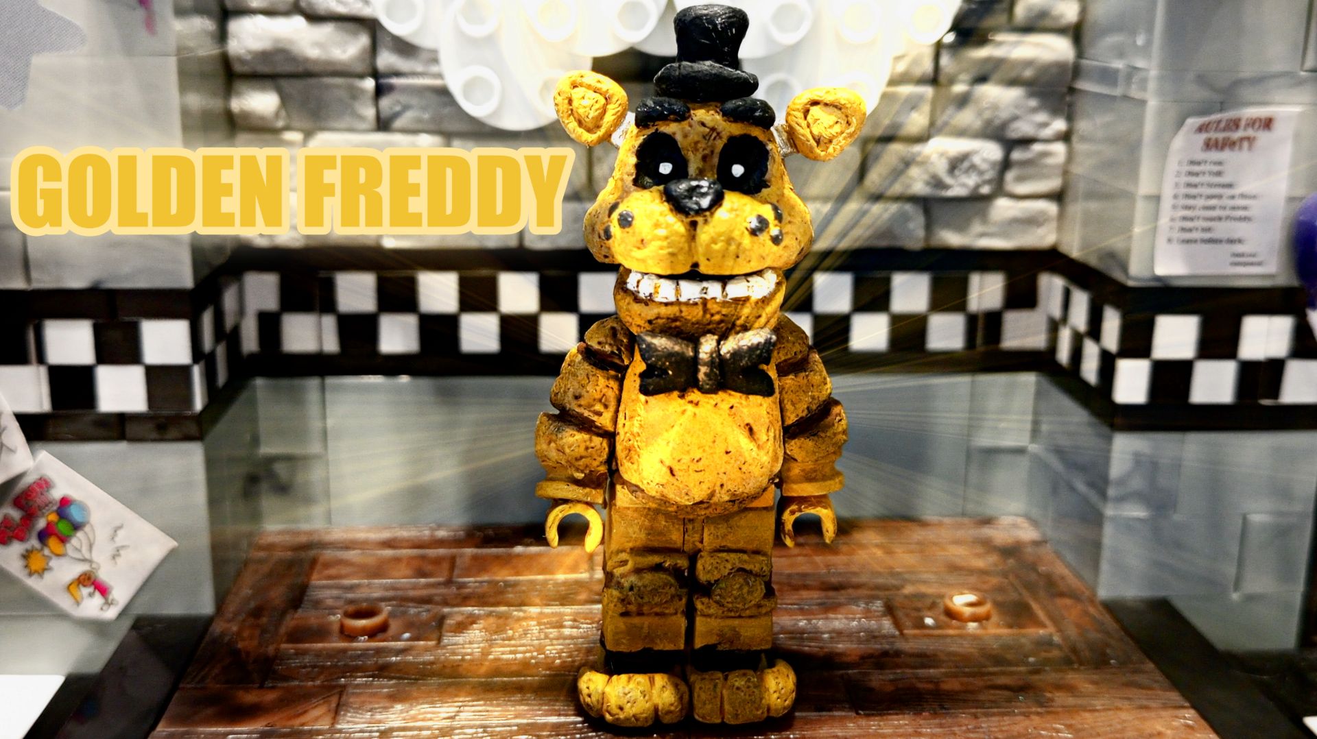 LEGO FNAF GOLDEN FREDDY |  Кастом