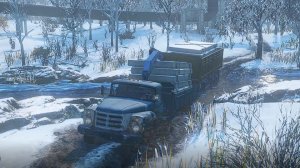 SnowRunner Доставить бетонные плиты