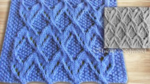 Невероятно элегантный японский узор с ромбами