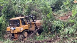 Строительство, расчистка горной дороги