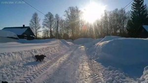 Покатался по посёлку.