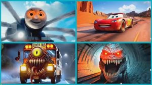 ПАРОВОЗИК ТОМАС ПОЕДАТЕЛЬ против МАКВИНА, МОНСТР АВТОБУСА и ТОМАСА ЭКЗЕ в ТАЙЛС ХОП 🚂🏎️