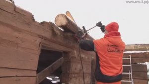 Демонтируем старый бревенчатый дом