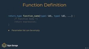 Byte Garage - 071 - Creating Functions.mp4