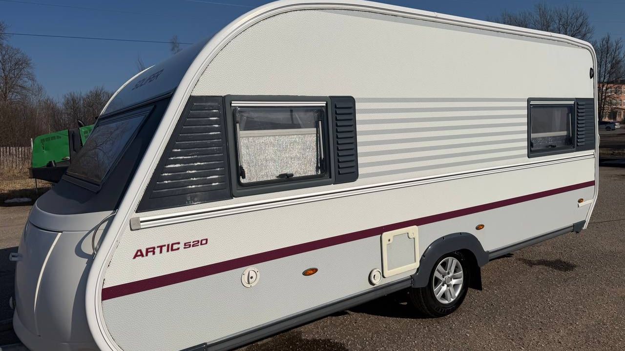 Зимний караван,дом на колёсах Solifer Artic 520 2009 года на 4 спальных места из Скандинавии