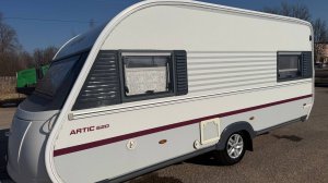 Зимний караван,дом на колёсах Solifer Artic 520 2009 года на 4 спальных места из Скандинавии
