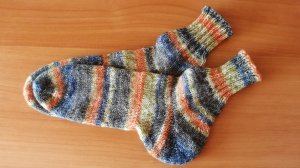 Носочки от мыска с пяткой от скуки.