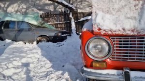 Жигули и Дакия Старт -30с Мороз Lada Vs Dacia Start -30с