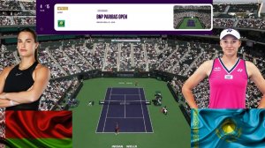 ⏰21:00 (1) 🇧🇾Арина Соболенко - (3) 🇰🇿Елена Рыбакина