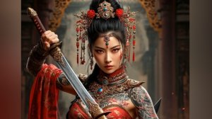 НЕВЕРОЯТНО КРАСИВАЯ ЯПОНСКАЯ ДЕВУШКА ПОКАЗЫВАЕТ МАСТЕРСТВО ВЛАДЕНИЯ КЛИНКОМ нейросеть