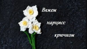 Вяжем Нарциссы Крючком