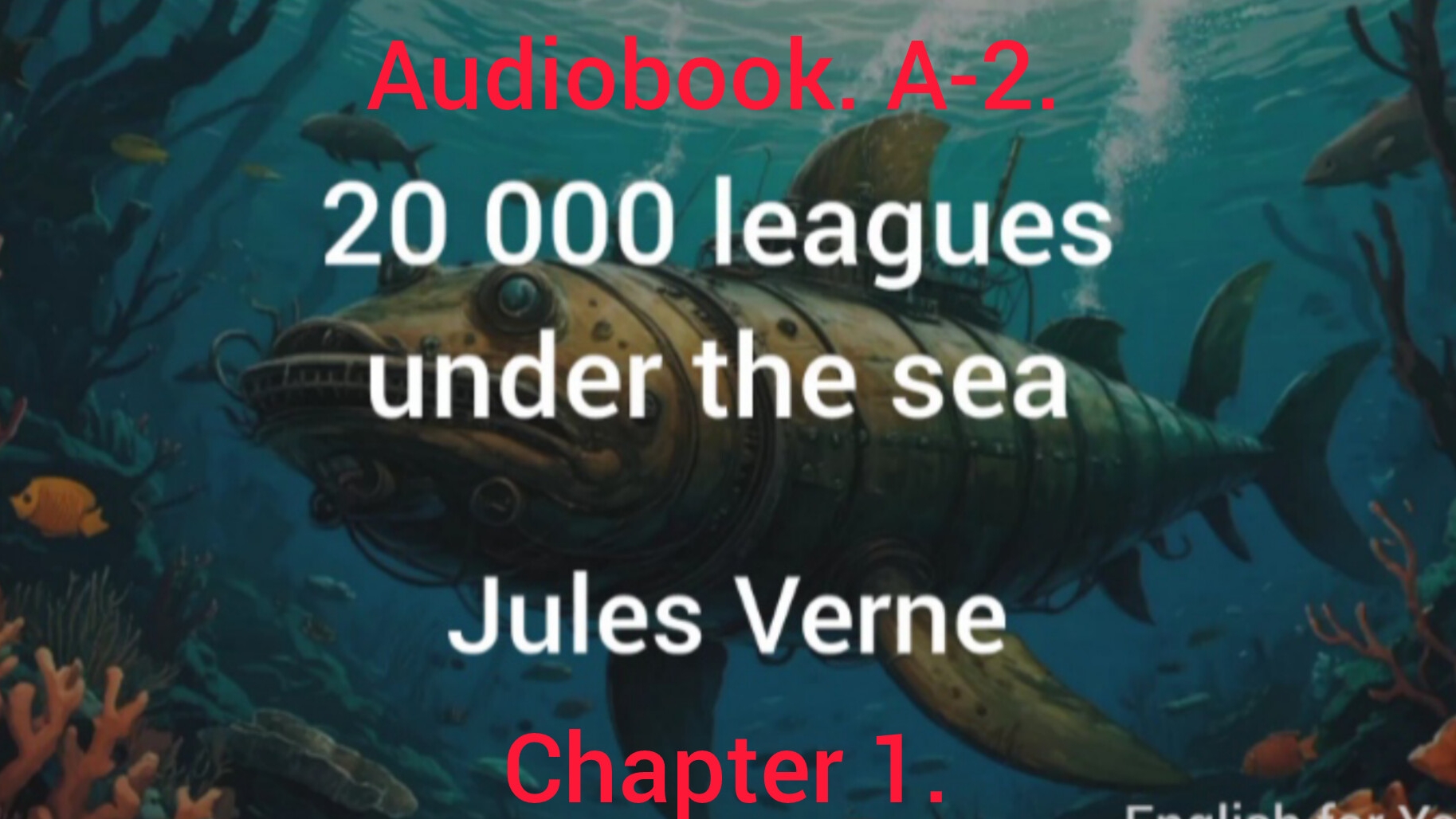 Chapter 1. 20 000 leagues under the sea by by Jules Verne. Audiobook. A2.