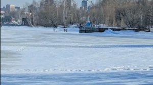 На берегу Химкинского водохранилища. 15.03.2026.