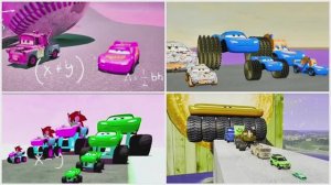 Молния Маккуин: Музыкальный заезд на 4 цвета! 🏎️🌈 Прыжки по плиткам: Экстремальный ритм