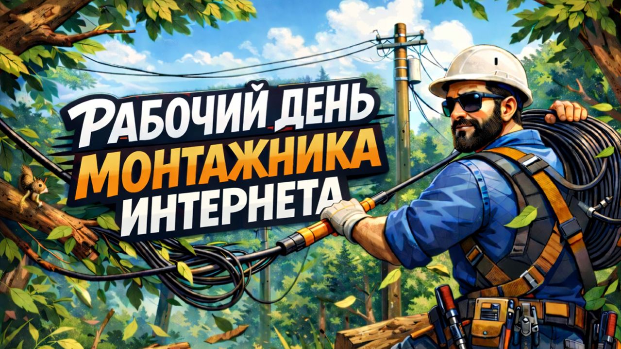 РАБОЧИЙ ДЕНЬ МОНТАЖНИКА ИНТЕРНЕТА!