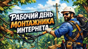 РАБОЧИЙ ДЕНЬ МОНТАЖНИКА ИНТЕРНЕТА!
