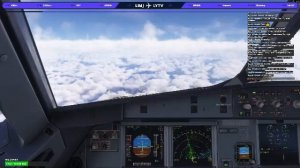 MSFS2024 Fenix simulations A320-214 SL, SBI005, Vatsim, Genoa(LIMJ) - Tivat(LITV)