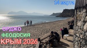 КРЫМ 2026 | ФЕОДОСИЯ, ОРДЖОНИКИДЗЕ | 14 марта ❤️🌊⛰️🐬🏄♂️☀️🏖️
