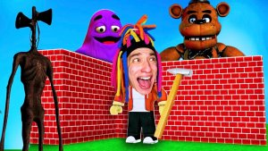 КИТАЙКА СТРОИТ ДОМ ЧТОБЫ ВЫЖИТЬ И СПРЯТАТЬСЯ ОТ МОНСТРОВ!