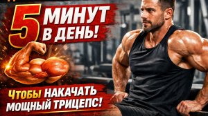 КАК НАКАЧАТЬ МОЩНЫЕ ТРИЦЕПС
