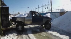 Пикап 4х4 из ВАЗ 2109, пробный выезд
