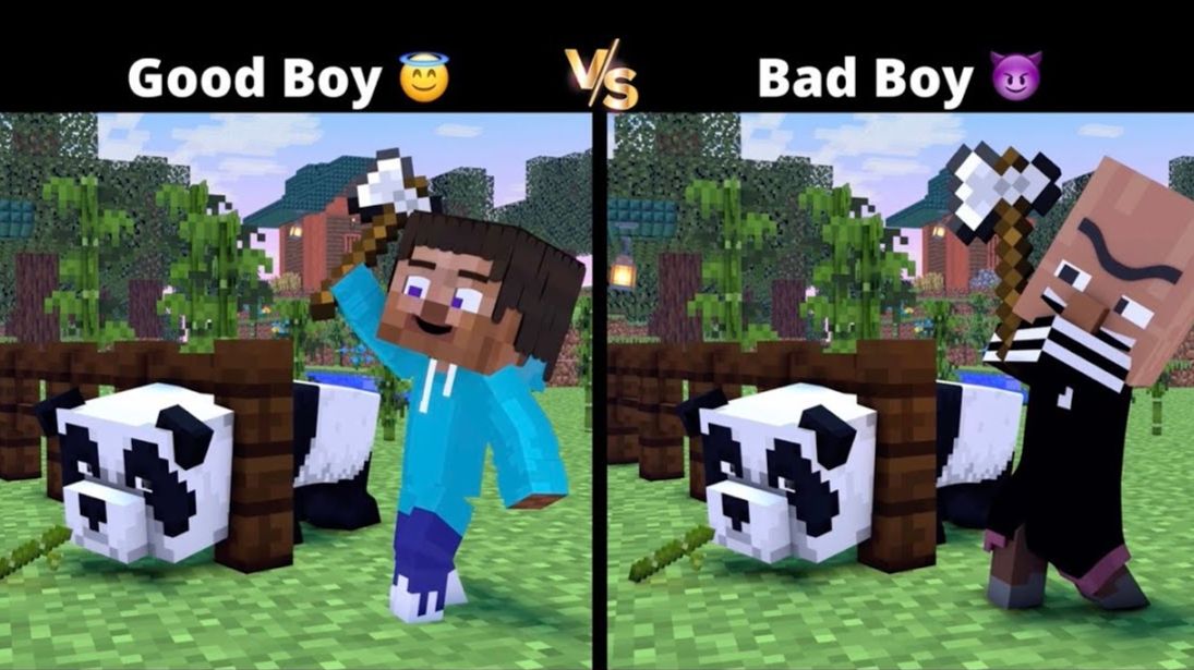 МАЙНКРАФТ ВИДЕО: ХОРОШИЙ ПАРЕНЬ ПРОТИВ БЫДЛЮКА-СЕЛЮКА ИЗ ПРОВИНЦИИ! MINECRAFT FUN MOVIE! 🐱🙀😻