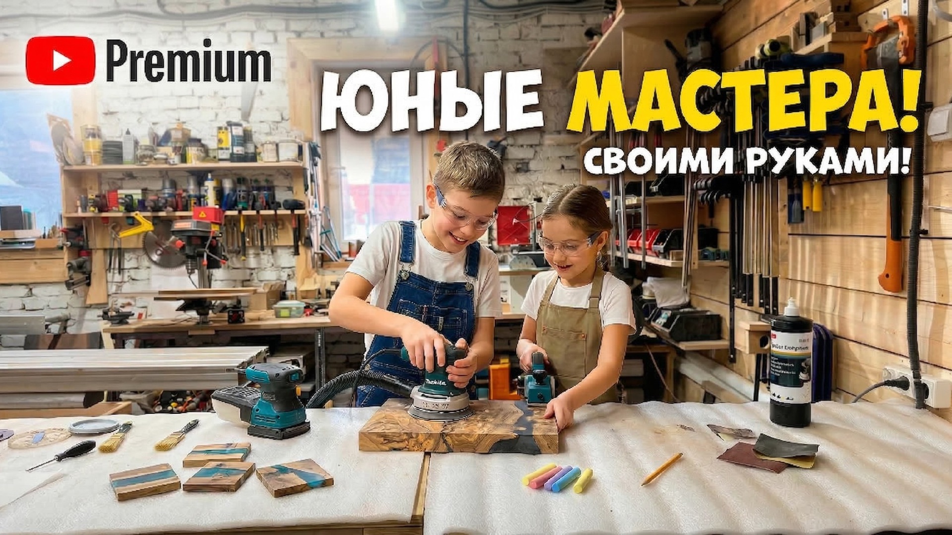 Дети в столярной мастерской! Делаем подставки для телефона