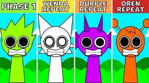 INCREDIBOX SPRUNKI: WENDA 💊, DURPLE 💜, OREN ⚔️ 🔁 ПОВТОРЯЮТ ПОСЛЕ ФАЗЫ 1!