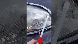 Полировка фар"китайской химией".