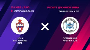 ЦСКА Ватутинки 2018 - Серебряные Крылья 2018