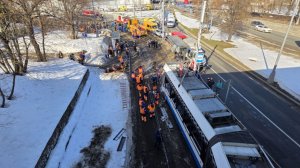 Два трамвая столкнулись на северо-западе Москвы. Более 20 человек пострадали