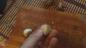 Чеснок после зимнего хранения