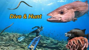 Охота на полосатого тунца в открытом море! Погрузитесь в подводный мир!