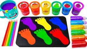 ИГРАЕМ В ЯРКИЕ СЛАЙМЫ ЗАЛИВАЕМ ЦВЕТНЫЕ СЛЕДЫ АСМР ВИДЕО ДЛЯ ДЕТЕЙ ДЕТСКИЙ КАНАЛ ИГРАЛКИ-ЗАЛИПАЛКИ