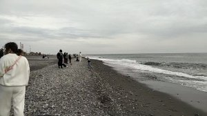 Чёрное море 15.03.2026. Пляж Чайка в Адлере.