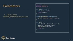 Byte Garage - 073 - Scope Rules