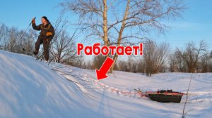 Сделал правильные волокуши для лыжных походов. Обвязка, упряжь, буксировочный трос, накладки-полозья