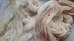 Окраска пряжи природными красителями // чай и кофе