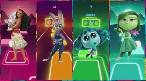 ПРИНЦЕССЫ ДИСНЕЯ против ПРИНЦЕСС ПИКСАР! 👑🎶 Прыжки по плиткам: БИТВА НА ВЫЖИВАНИЕ (Уровень 15)