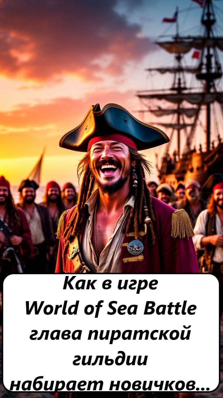 World of Sea Battle как глава гильдии набирает новичков...