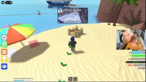 Roblox с Полиной #18 Поиски кнопки 2 мир