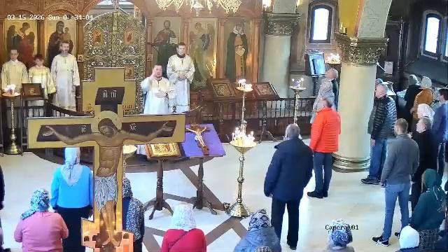 Божественная литургия. неделя 3-ая Великого поста, Крестопоклонная. 15.03.2026 смотреть онлайн