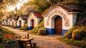 ⭐ Чехия. Винные погреба Петров — одно из самых красивых мест Южной Моравии | 4K