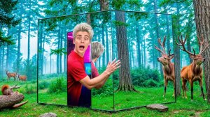 Построили НЕВИДИМУЮ СЕКРЕТНУЮ КОМНАТУ в ЛЕСУ !