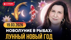 НОВОЛУНИЕ в Рыбах: Лунный Новый год 2026! Перезагрузка и энергия обновления